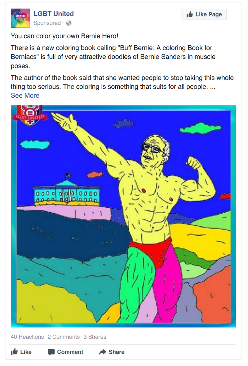 Illustration for article titled Here Are 14 Russian Ads That Ran on Facebook During The 2016 Election